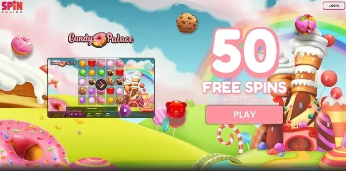50 free games on Candy Palace