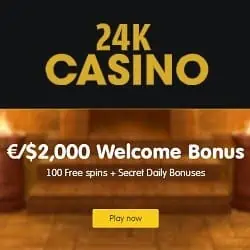 24KCasino 100 free spins and R$2,000 welcome bonus