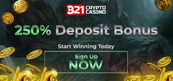 250% welcome bonus - sign up now!