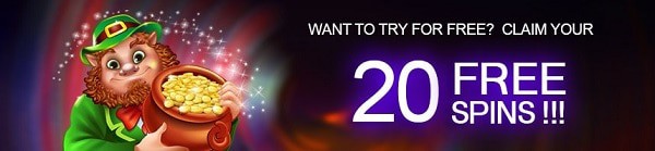 Get 20 free spins no deposit bonus on sign-up