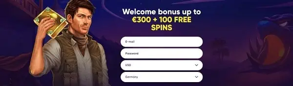 100 Free Spins on Book of Dead and 1 BTC welcome bonus