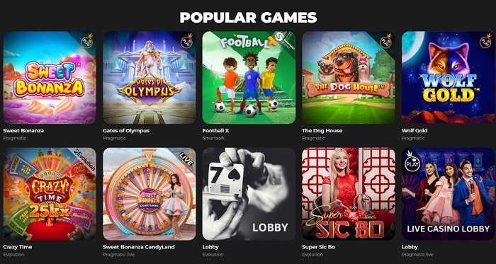 Try popular games for free! 