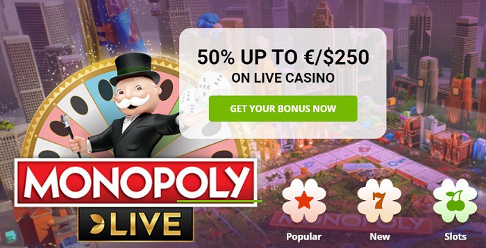 50% Reload Bonus Live Casino