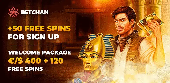 50 free spins for sign-up