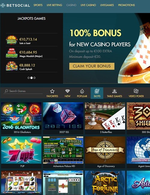 Betsocial Casino Review