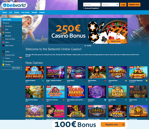 Betworld Casino Review 