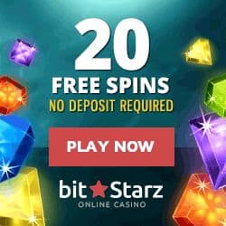 20 free spins on registration, no deposit bonus!