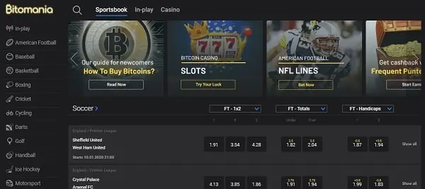 Crypto Sportsbook (Bitcoin)