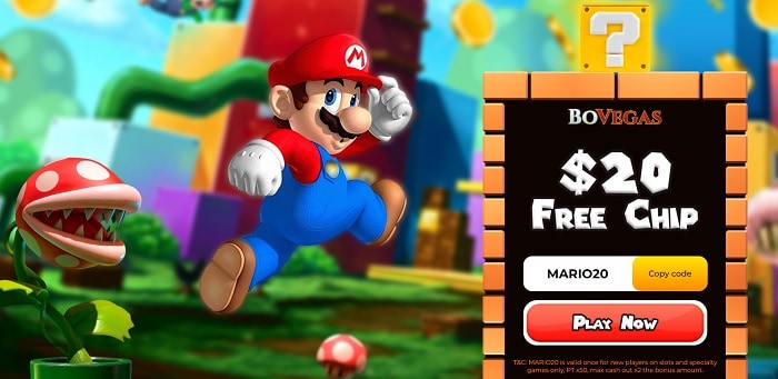 Exclusive Promotion with code: MARIO20 