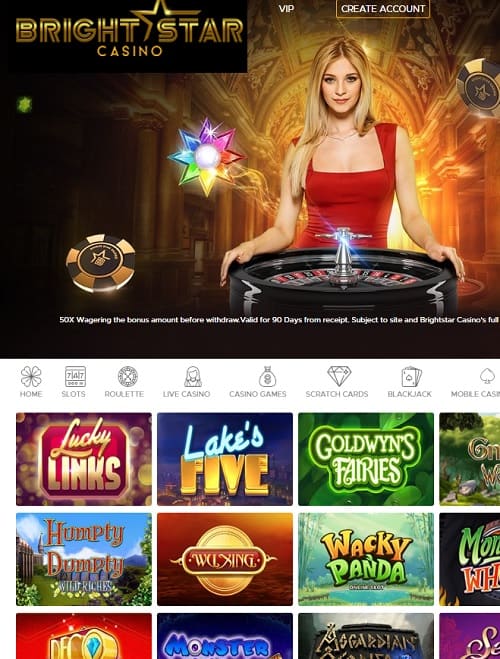 Bright Star Online Casino Review