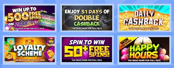 British Spins welcome bonus and promotions