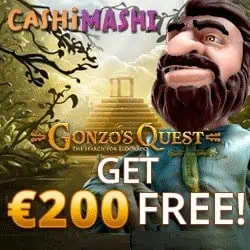 R$200 FREE bonus on Book of Dead or Gonzo's Quest