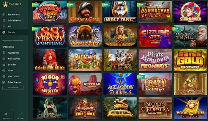 Play Top Games with Free Spins! 