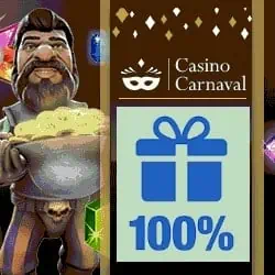 Casino Carnaval R$100 gratis bonus and free spins on deposit