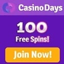Casino Days 100 free spins and 100% up to R$500 welcome bonus