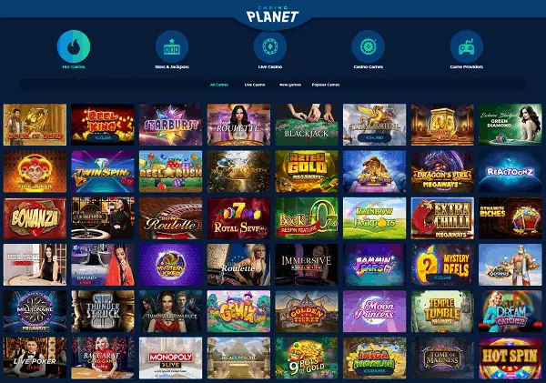 Casino Planet website review 
