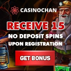 15 freespins upon registration