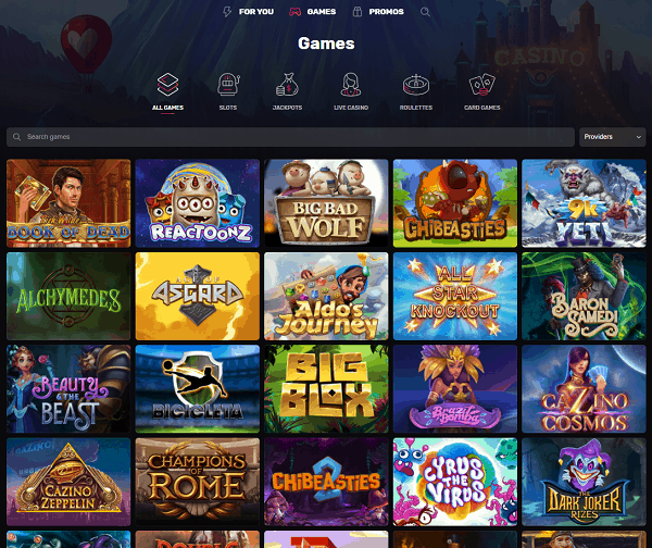 Casinomia Casino Review