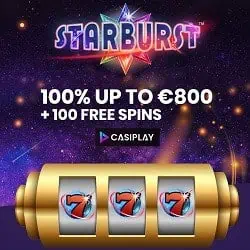 Casiplay Casino welcome bonus: R$/R$800 + 100 free spins