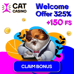 Cats Casino 325% Welcome Bonus 