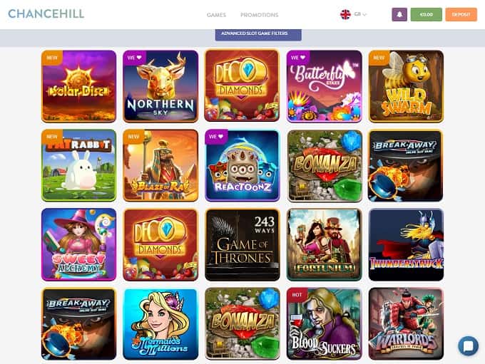 Chance Hill Free Spins!