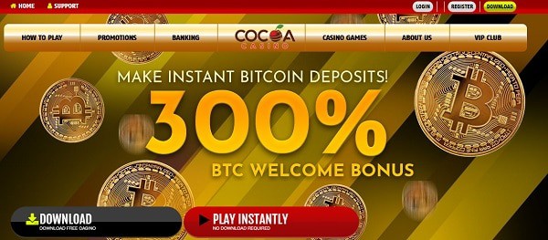 300% Bonus on Bitcoin Deposit