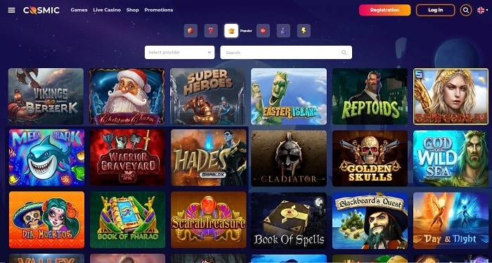 CosmicSlot Casino Free Games 