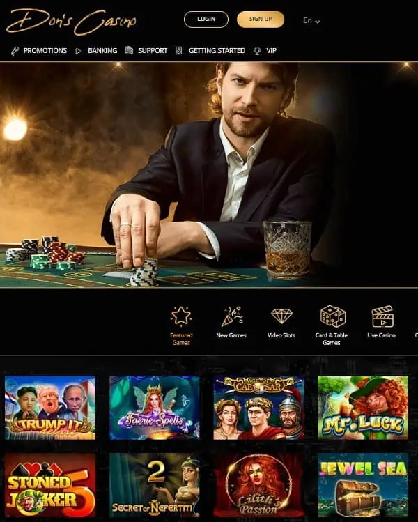 Dons Casino review and rating