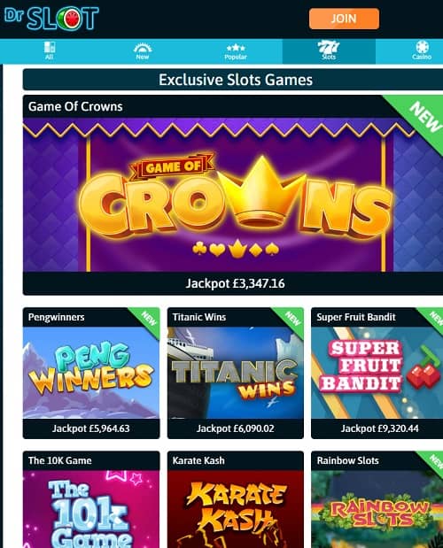 Dr Slot Casino Review