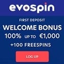 Evospin Casino R$1000 welcome bonus + 100 free spins