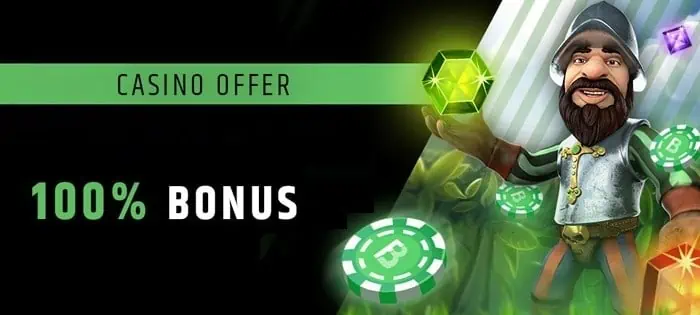 100% casino bonus 