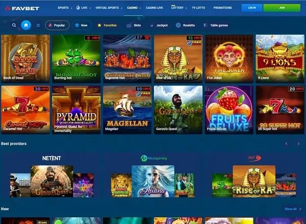 FavBet Casino & Sports review and rating