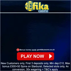 Fika Casino 25 free spins on Asgard + 200% welcome bonus