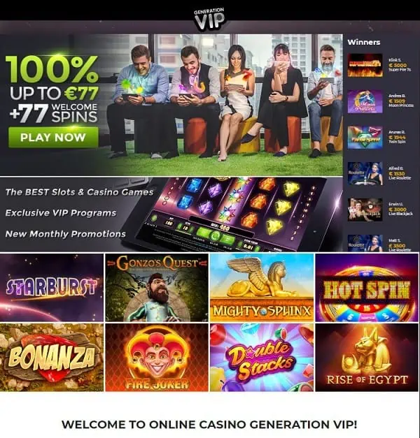 Generation VIP Casino Review