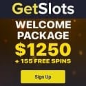 GetSlots Casino 155 free spins and R$1250 welcome bonus