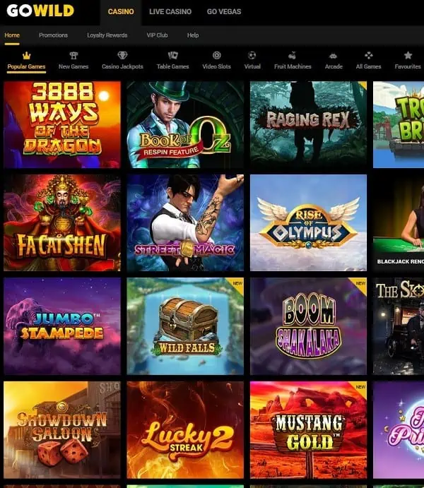 GOWILD Casino review