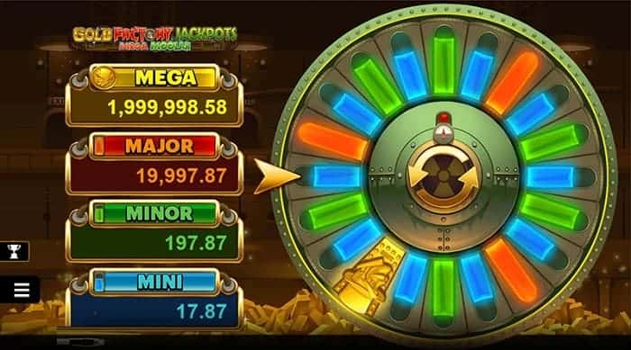 Jackpot Wheel by Mega Moolah