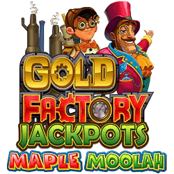 Gold Factory Jackpots logo banner