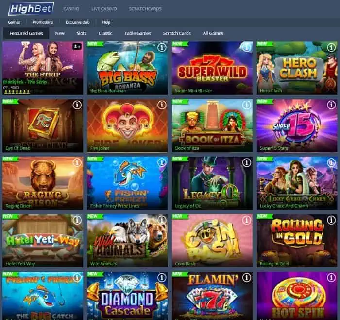 HighBet Casino Review 