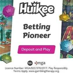 Huikee ilmaiskierrosta bonus pelirahaa