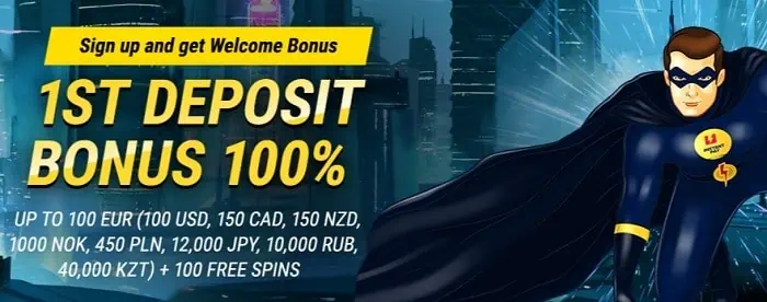 1st deposit bonus