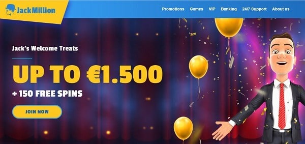 150 free spins and R$1500 welcome bonus 