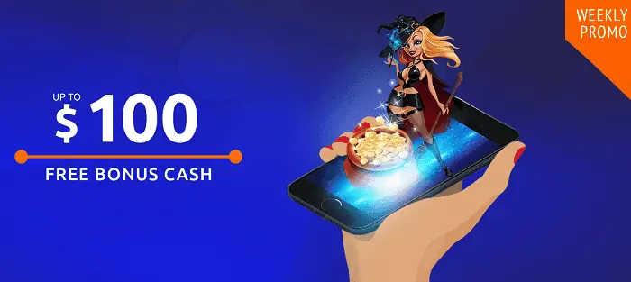 R$100 free chip bonus 