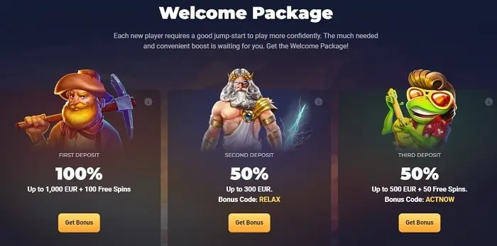 Welcome Offer Package 