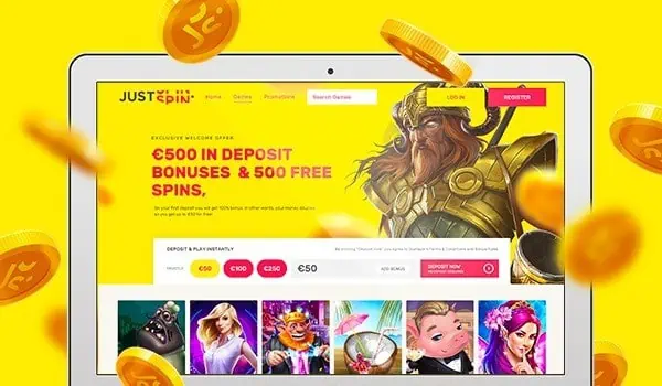 500 free spins and 500 EUR welcome bonus