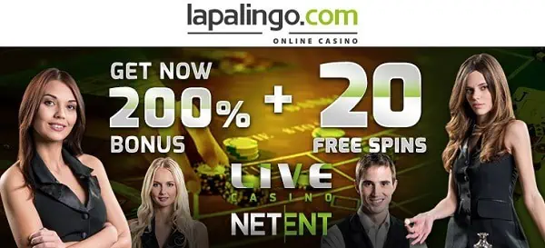 Get 20 free spins and 200% welcome bonus