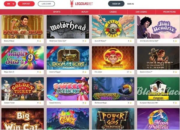 Legolas Bet Casino Review