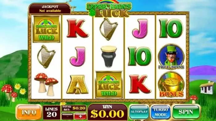 Leprechaun's Luck jackpot free spins bonus