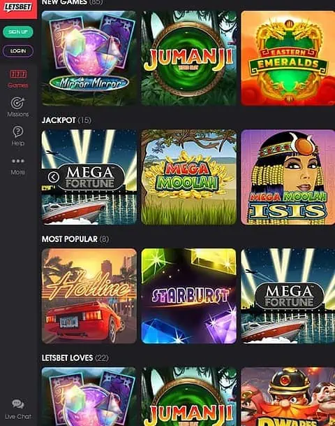 LetsBet Casino Review