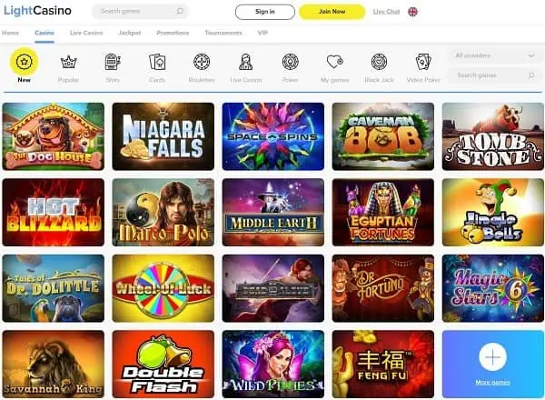 Light Casino review